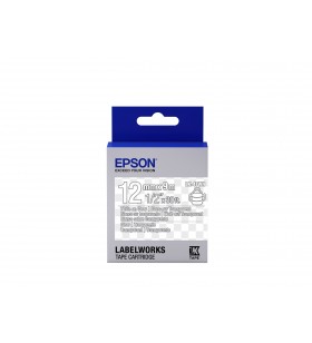 Epson label cartridge transparent lk-4twn transparent white/transparent 12mm (9m)