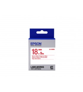 Epson label cartridge standard lk-5wrn red/white 18mm (9m)