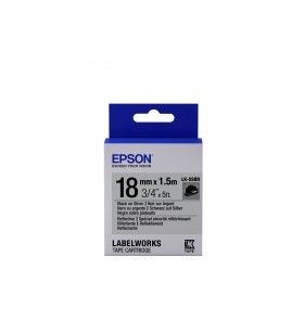 Epson lk-5sbr benzi pentru etichete negru pe de argint