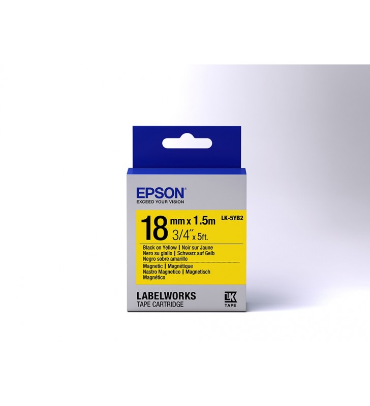 Epson lk-5yb2 benzi pentru etichete negru pe galben m