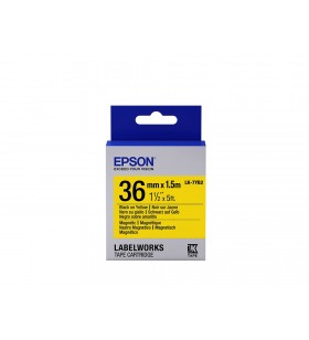 Epson lk-7yb2 benzi pentru etichete negru pe galben