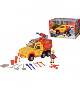 Simba fireman sam fire engine venus 2.0, vehicul de jucărie (galben/portocaliu, inclusiv figura)