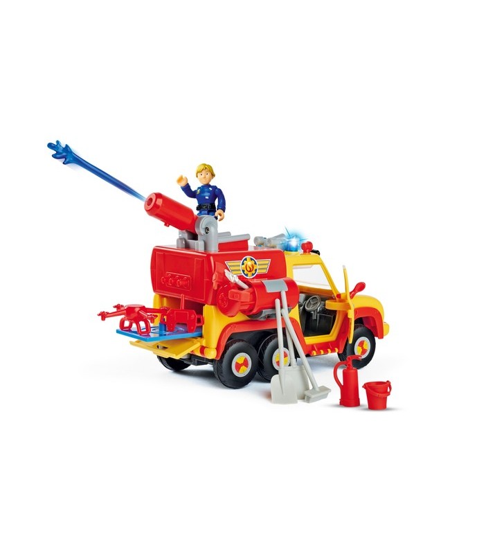 Simba fireman sam fire engine venus 2.0, vehicul de jucărie (galben/portocaliu, inclusiv figura)