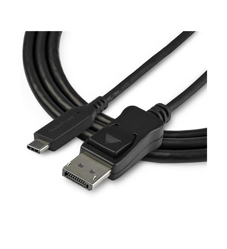 Startech.com cdp2dp141mb adaptor pentru cabluri video 1 m displayport usb tip-c negru