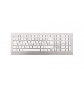 Cherry strait 3.0 tastaturi usb qwerty engleză regatul unit argint, alb