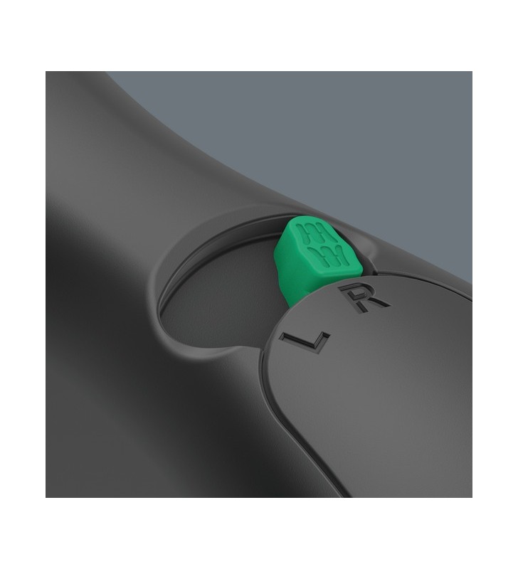 Șurubelniță adaptor cu mâner în t wera 411 a ra cu funcție de clichet (negru/verde, 1/4" cu blocare cu bilă)