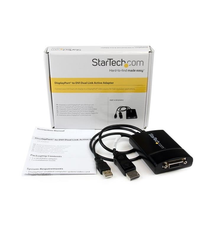 Startech.com dp2dvid2 convertoare video convertor video activ 2560 x 1600 pixel