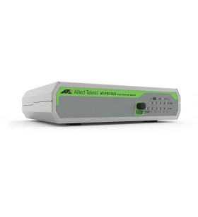 Allied telesis fs710/5 fara management fast ethernet (10/100) verde, gri