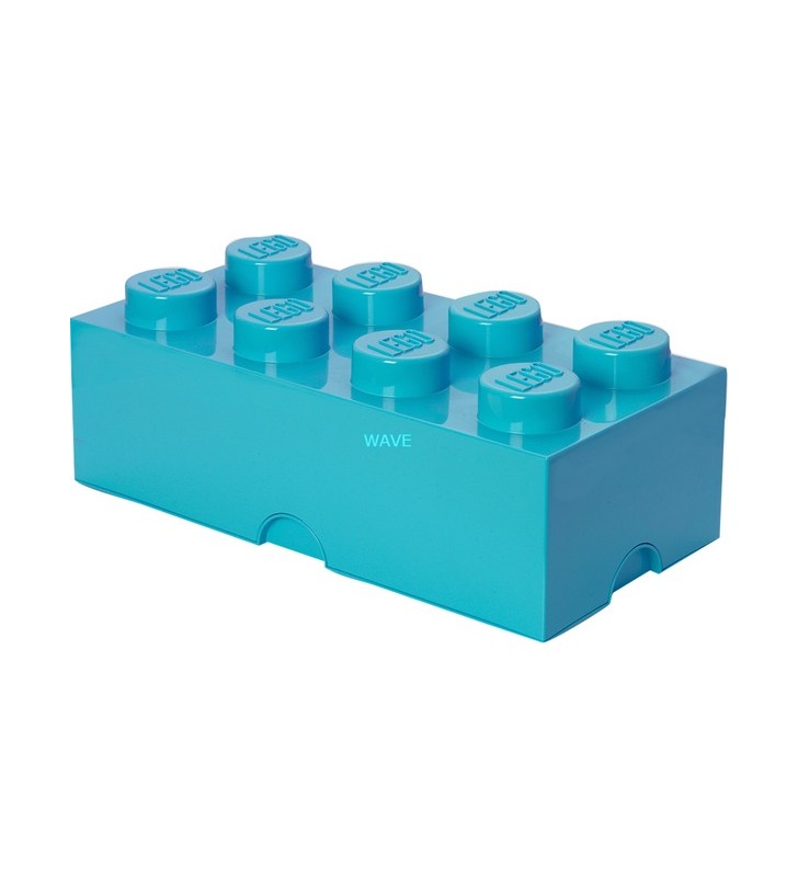 Cutie de depozitare room copenhaga lego storage brick 8 azur (albastru)