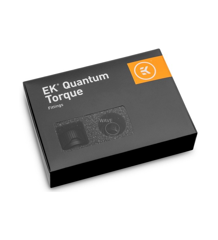Ekwb ek-quantum torque 6-pachet htc 12 - negru, conexiune (negru, pachet de 6)