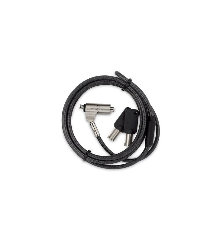 Targus defcon n-kl mini cabluri cu sistem de blocare negru, argint 2 m