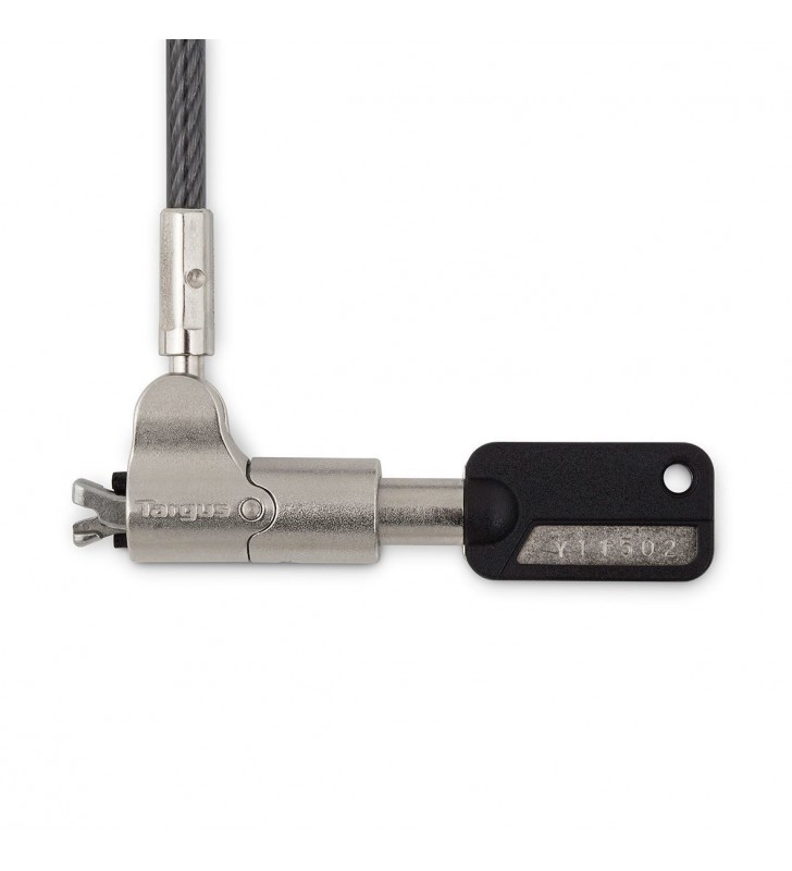 Targus defcon n-kl mini cabluri cu sistem de blocare negru, argint 2 m