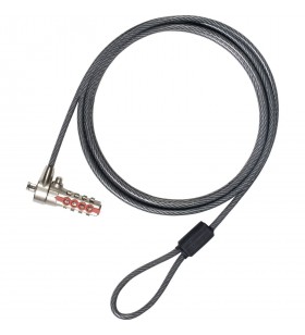 Targus pa410s cabluri cu sistem de blocare negru 1,8288 m
