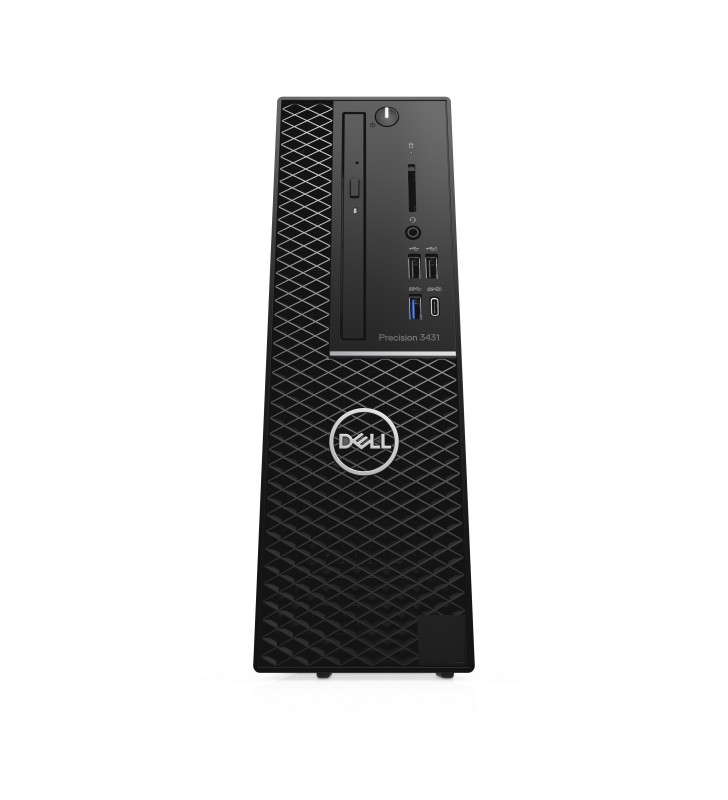 Dell precision 3431 intel® core™ i7 generația a 8a i7-8700 8 giga bites ddr4-sdram 256 giga bites ssd sff negru stație de lucru
