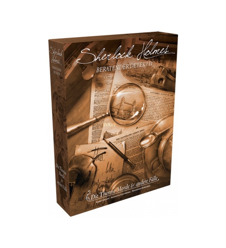 Asmodee sherlock holmes consulting detective: the thames murders & other cases joc de masă
