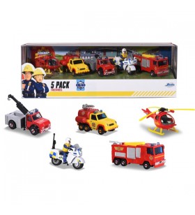 Jada toys pompierul sam pachet de 5 vehicule de jucărie