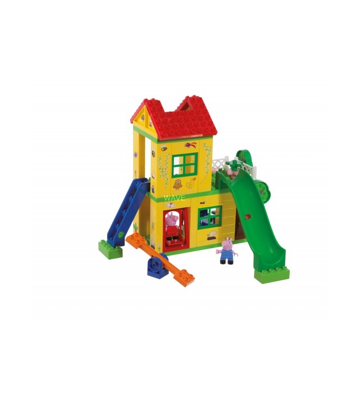 Jucărie de construcție casă de joacă peppa pig ,big bloxx