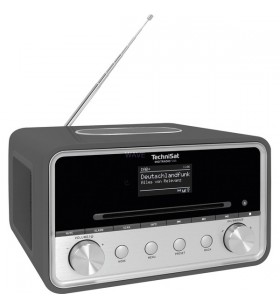 Radio prin internet technisat digitradio 586,  (antracit/argintiu, wifi, bluetooth, cd)