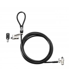 Hp dual head keyed cable lock cabluri cu sistem de blocare negru 2,13 m