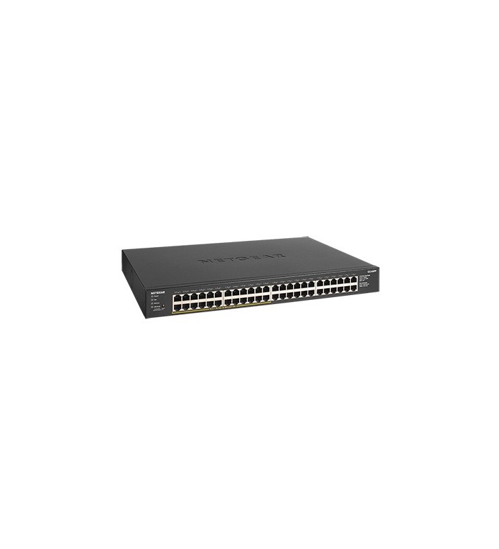 Netgear gs348pp fara management gigabit ethernet (10/100/1000) negru power over ethernet (poe) suport