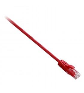 V7 v7e3c5u-50cm-rds cabluri de rețea 0,5 m cat5e u/utp (utp) roşu