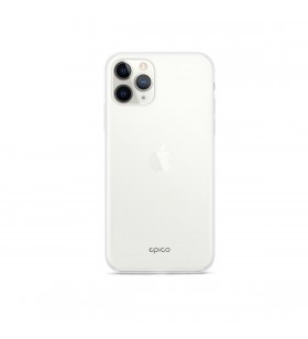 Husa de protectie epico pentru iphone 11 pro, silicon, alb transparent
