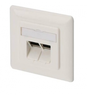 Digitus cat 6 wall outlet/class e finery 5 pack