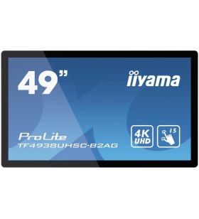 Iiyama tf4938uhsc-b2ag afișaj semne 123,2 cm (48.5") ips 4k ultra hd ecran tactil ecran plat interactiv negru