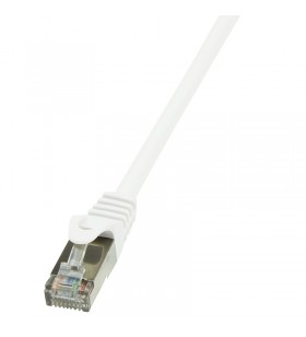 Patch cable cat.6 f/utp  3,00m white, econline "cp2061s"