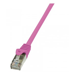 Patch cable cat.6 f/utp  5,00m pink, econline "cp2079s"