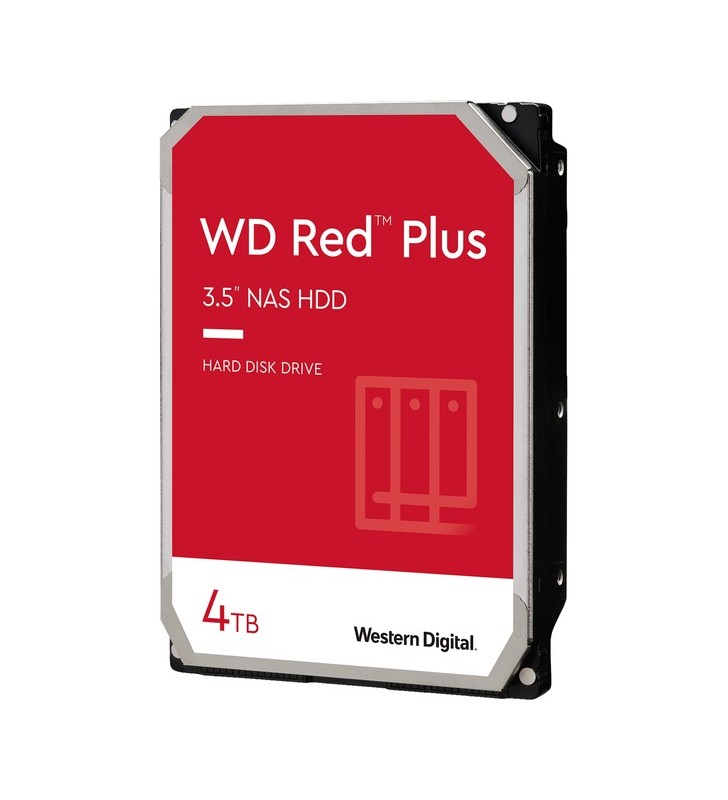 Hard disk wd red plus nas de 4 tb (sata 6gb/s, 3,5", 24/7)