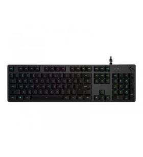 Logitech g512 carbon rgb mechanical gaming keyboard - gx blue clicky - carbon - us intl (us)