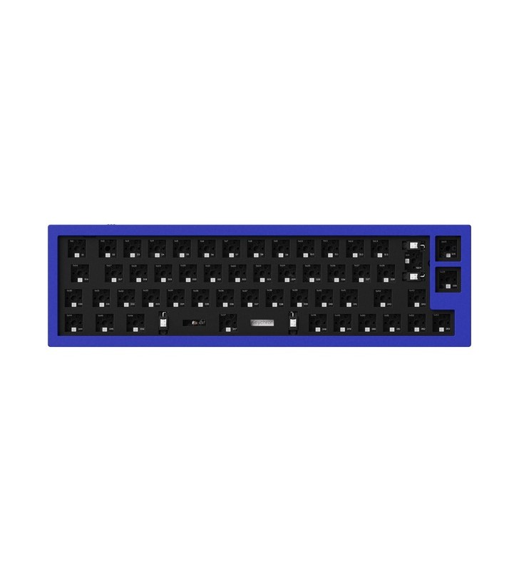 Tastatură pentru jocuri keychron q9 barebone iso(albastru, hot-swap, cadru de aluminiu, rgb)