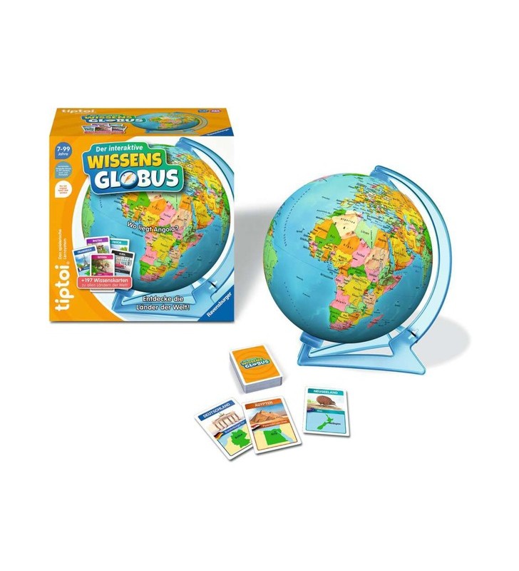 Globul interactiv al cunoașterii, joc educațional ravensburger tiptoi