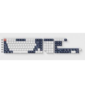 Set complet de tastaturi - alb negru albăstrui, tastatură (albastru închis/alb, 137 bucăți, aspect sua (ansi))keychron oem dye-sub pbt