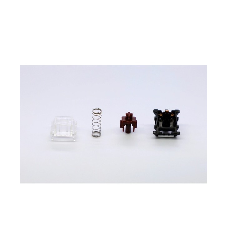 Keychron gateron optical v2 set de întrerupătoare argintie, întrerupătoare cu cheie (argintiu/transparent, 110 bucăți)