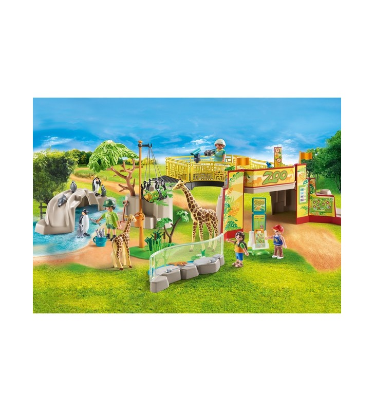 Playmobil 71190 family fun grădina zoologică mare de aventură, jucărie de construcție