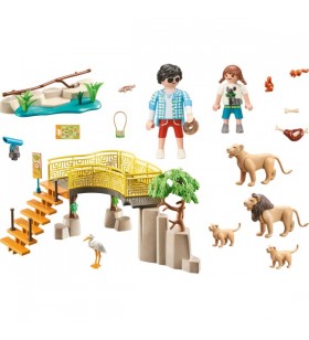 Playmobil 71192 leii distracție în familie în incinta exterioară, jucărie de construcție