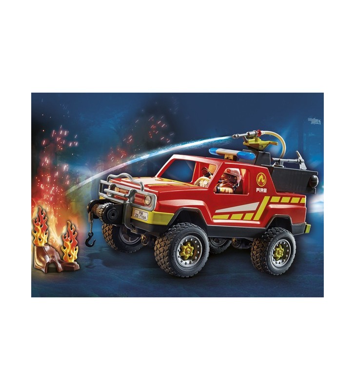 Playmobil 71194 camion de pompieri city action, jucarie de constructie