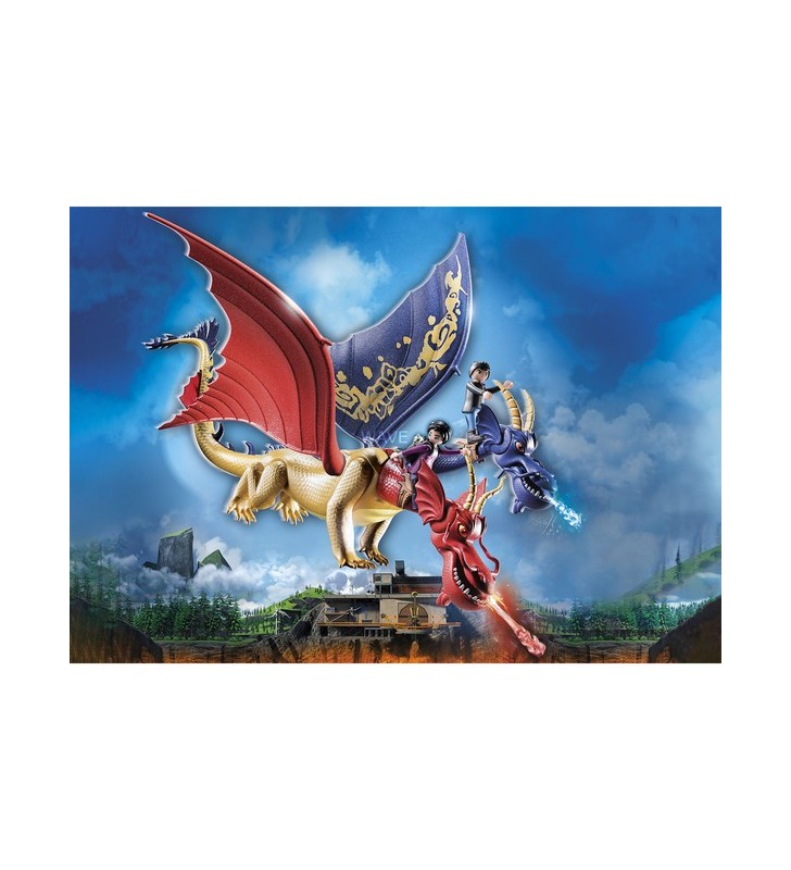 Playmobil 71080 dragons: the nine realms - wu & wei, jucărie de construcție