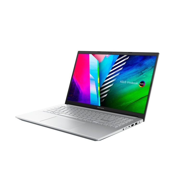 Notebook asus vivobook pro 15 oled (d3500qc-l1489w) (argintiu, windows 11 home pe 64 de biți, ssd de 512 gb)