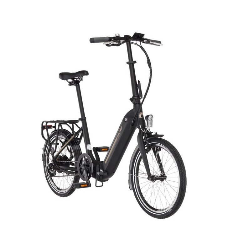 Bicicleta fischer agilo 2.0i (2021), pedelec (negru (mat), cadru de 36 cm, 20")