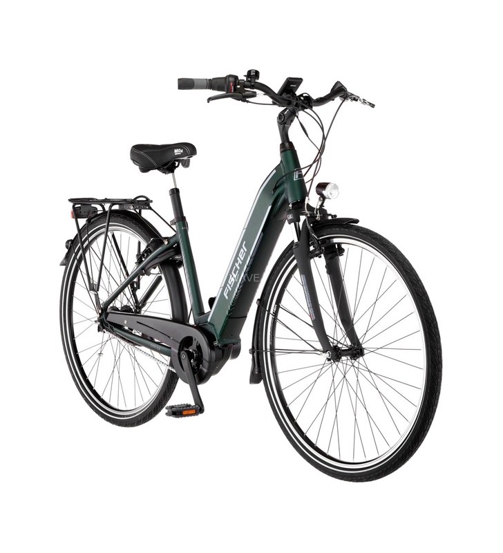 Bicicleta fischer cita 3.2i (2022), pedelec (verde, cadru de 44 cm, 28")