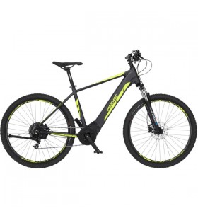 Bicicleta fischer montis 5.0i (2022), pedelec (gri/galben, cadru de 46 cm, 29")