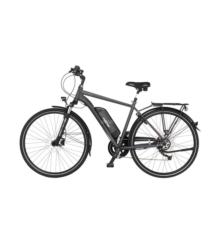 Bicicleta fischer viator 1.0 barbati (2022), pedelec (antracit, cadru de 50 cm, 28")