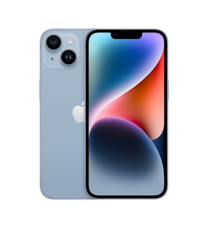 Apple iphone 14 256gb, telefon mobil (albastru, ios)