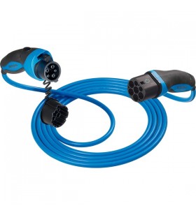 Cablu de încărcare mennekes mod 3,1ph(albastru/negru, 7,5 metri)