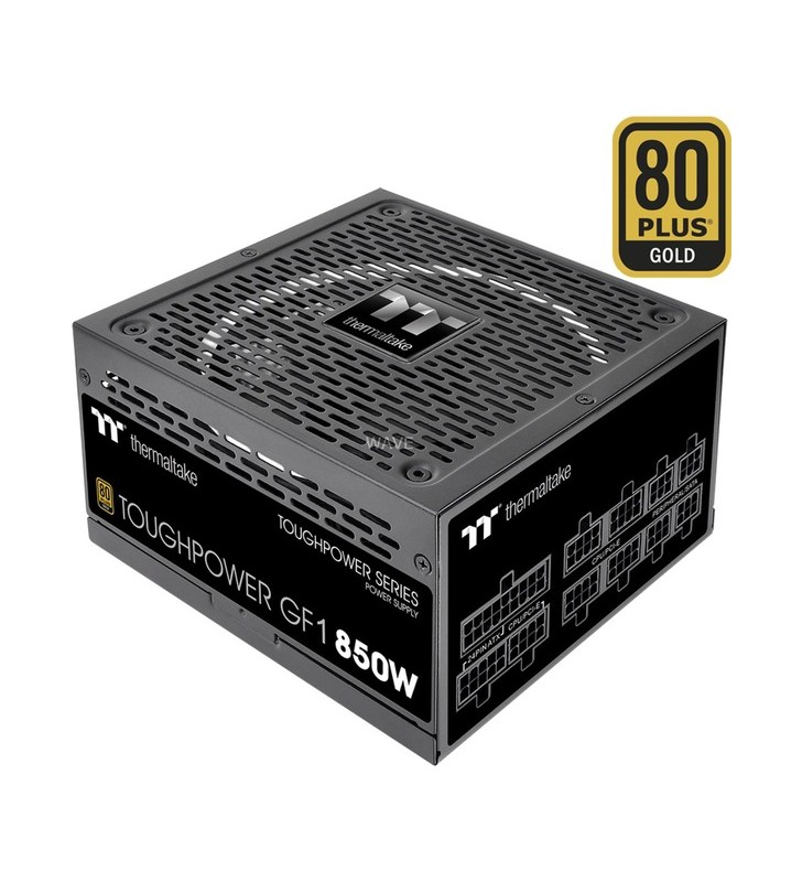 Sursa pc-thermaltake toughpower gf1 850w(negru, 6x pcie, management cablu, 850 wați)