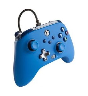 Controler cu fir îmbunătățit powera pentru xbox series x|s, gamepad (albastru)