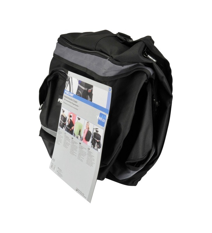 Geanta pentru biciclete fischer portbagaj 3x, cos/geanta pentru biciclete